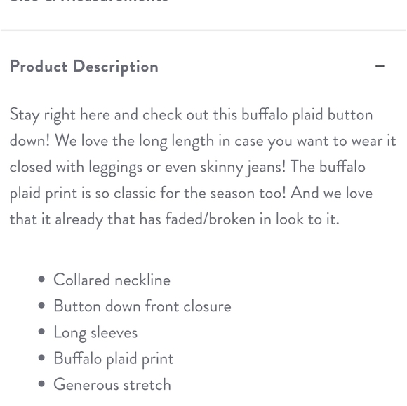 NWOT Oversized Red & Black Buffalo Plaid Super Cozy Button Down Top - Picture 4 of 4